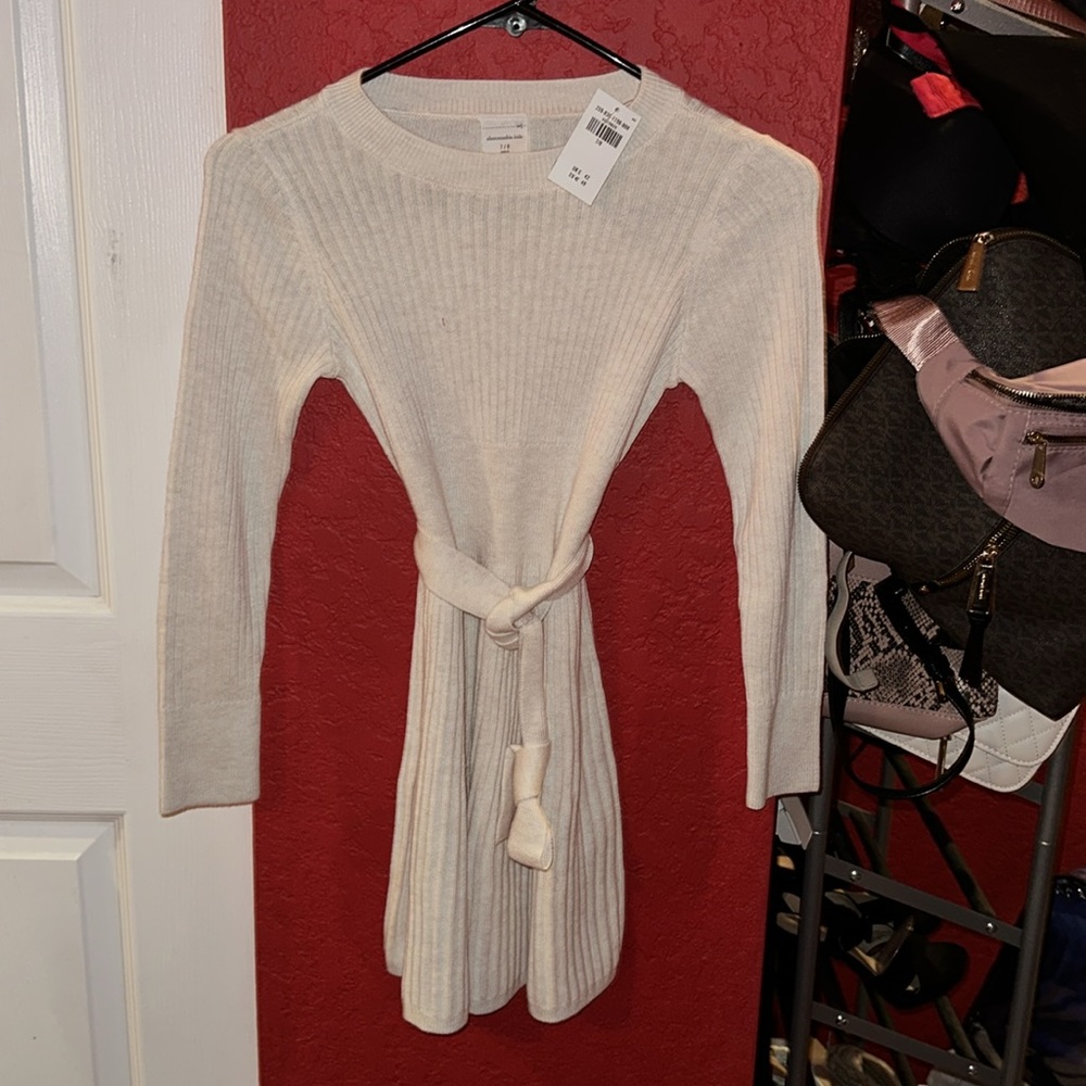 Abercrombie kids long sleeve sweater dress